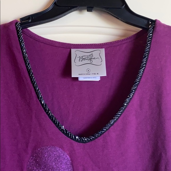 Purple/maroon-ish, Mickey Mouse top. - Picture 3 of 3